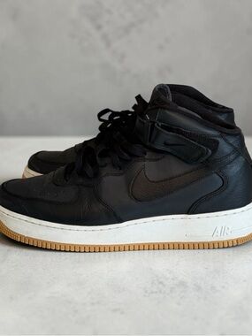 Nike Air Force 1 Mid '07 Black Gum Sole - Men’s Size 13 - DV7585-001